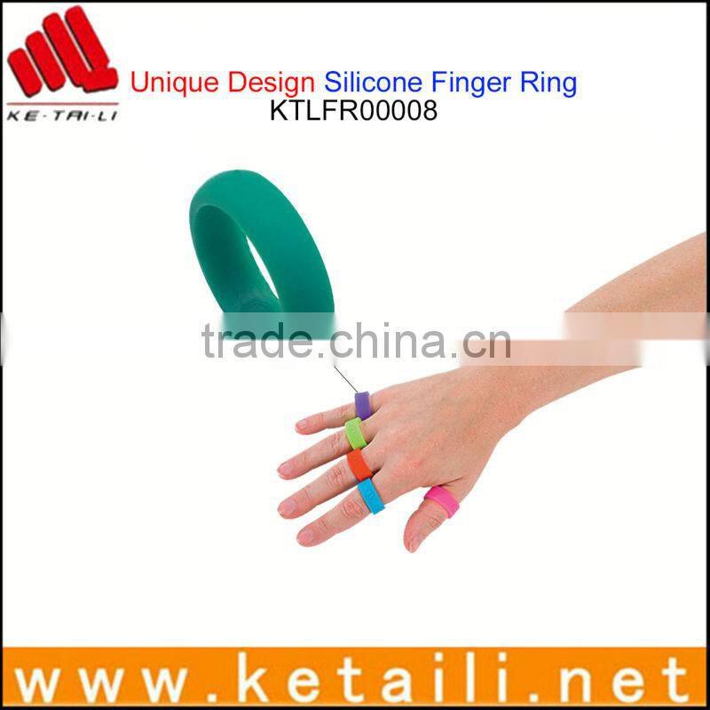 For Alibaba Express Ebay Amazon OEM Black Silicone Ring for Finger Custom Made in China