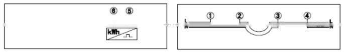 single phase DIN Rail electricity power meter