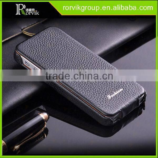 2016 Genuine Leather Wallet Phone Case Curve Edge Flip Style, Vintage Folio Cover for Apple iPhone 5 5S SE