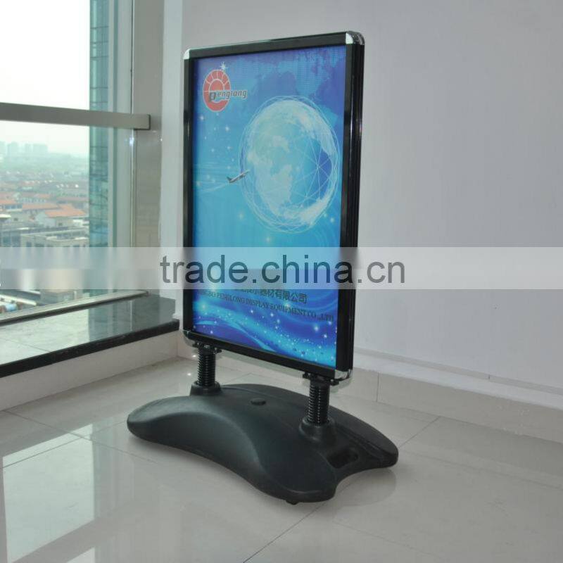 Signicade Curb Sidewalk Sign water base snap banner sign poster stand,A1 forecourt poster display