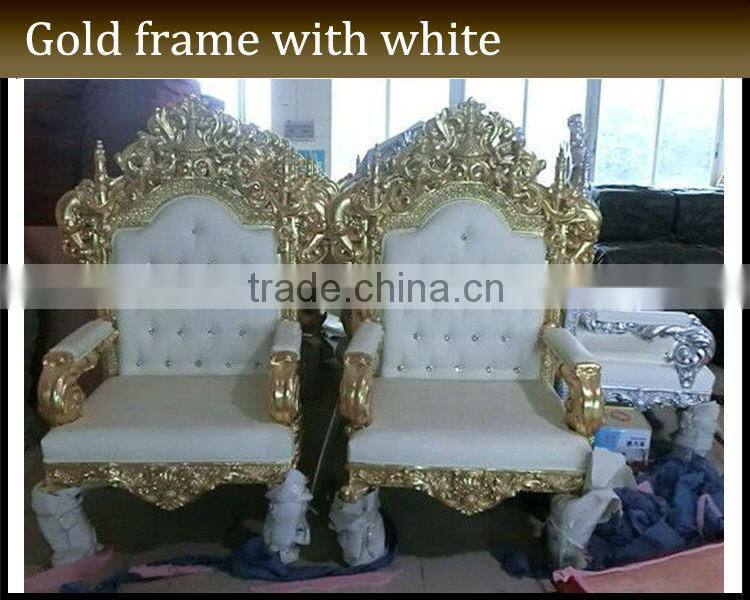 Western Antique Wooden Carved King Chair JC-K51