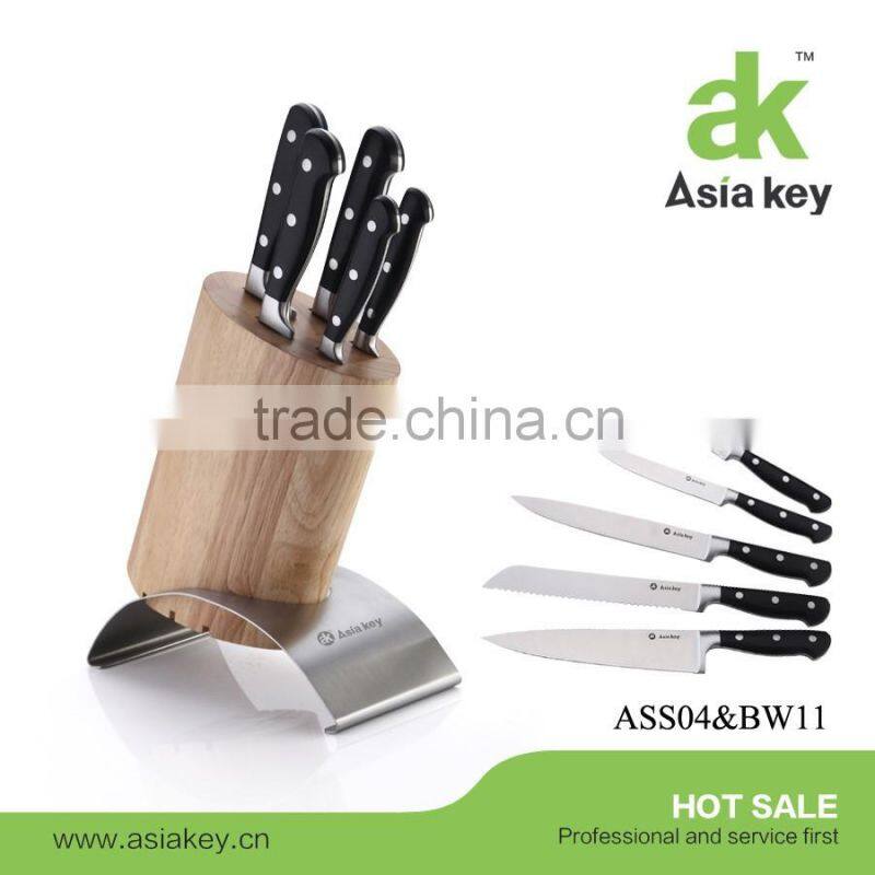 Best price knife set stainless steel knife magnetic block