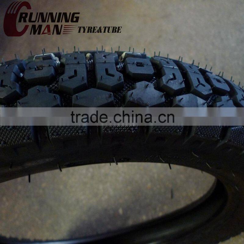 Motorcycle tubeless tyre mud tire 3.50-18