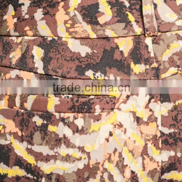 knitted printed harem pants