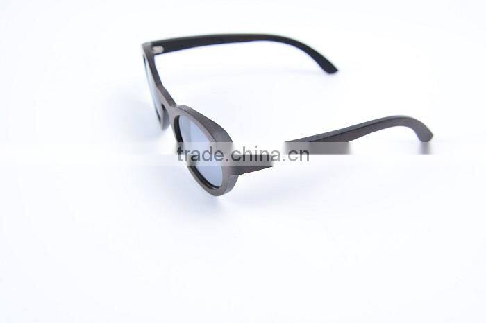 Meiaoqi Black bamboo polarized Pure handmade retro sunglasses for men
