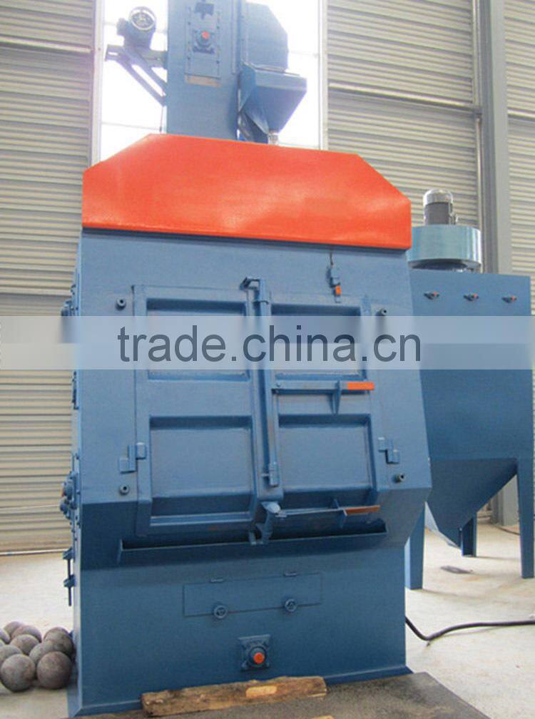 Rubber belt tracked type shot blasting equipments