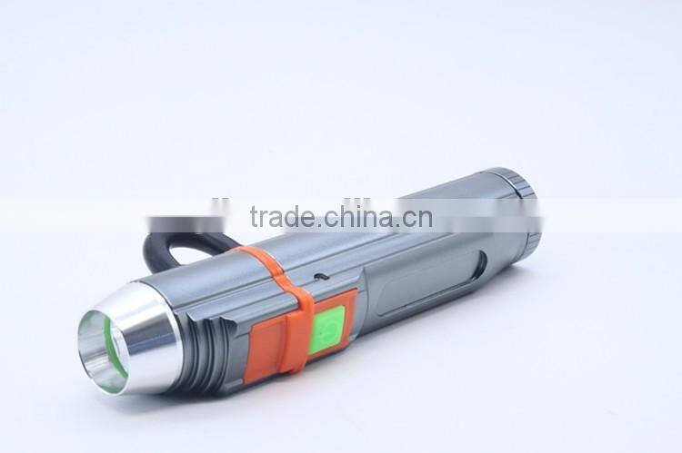 Waterproof camping torch USB rechargeable led flashlight with magnet