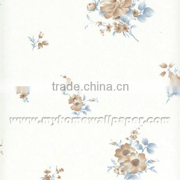 Country Style Vinyl Chinoiserie Wallpaper (own factory&various designs) (091605)