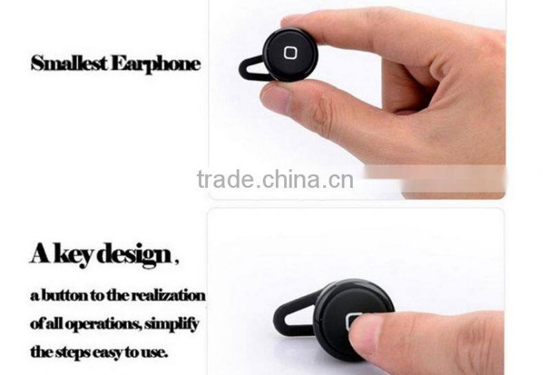 mini cordless phone headset wireless bluetooth earphone