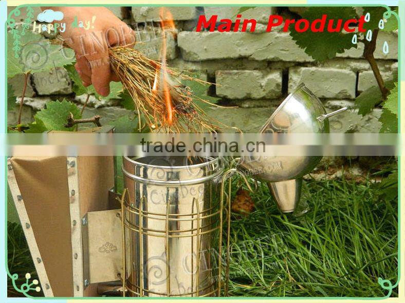 Stainless steel bee smoker