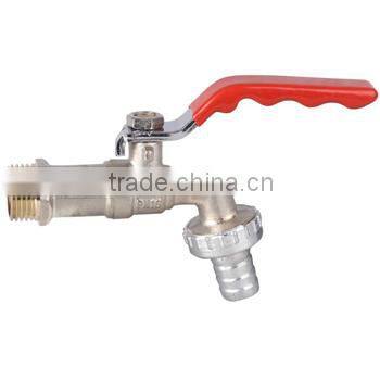 Forged brass ball bibcock with steel handle, washing tap, brass bibcock