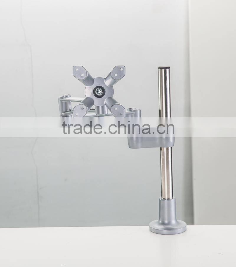 360 degree Space Controller LCD Monitor Mount no gas spring with pole up and down switch monitor arm