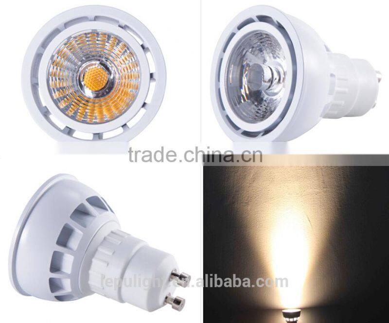 Hot Sale led spotlight led mr16 5w cob bulb CE ROHs Dimmable Sharp COB 2700K