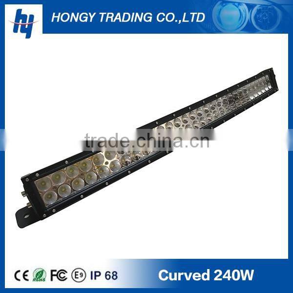 unique curved 40 inch double row 240w offroad led