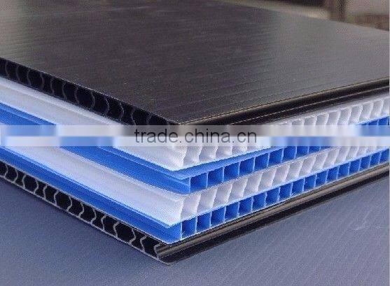 conductive folding corrugated plastic reusable box