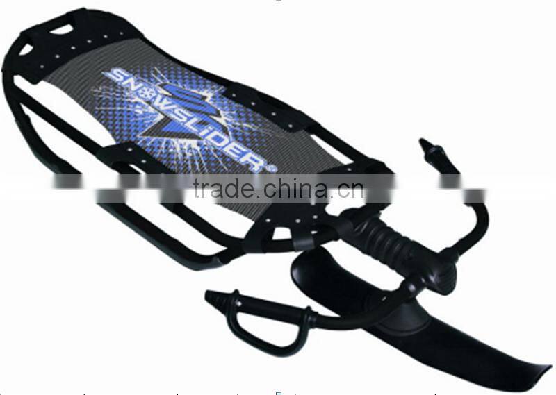 light weight alloy snow sled with Tech Fabric snow skid