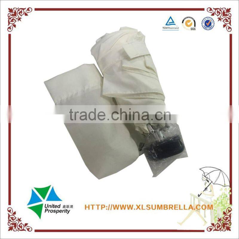 19" Mini umbrella solid umbrella 5folding umbrella from china factory