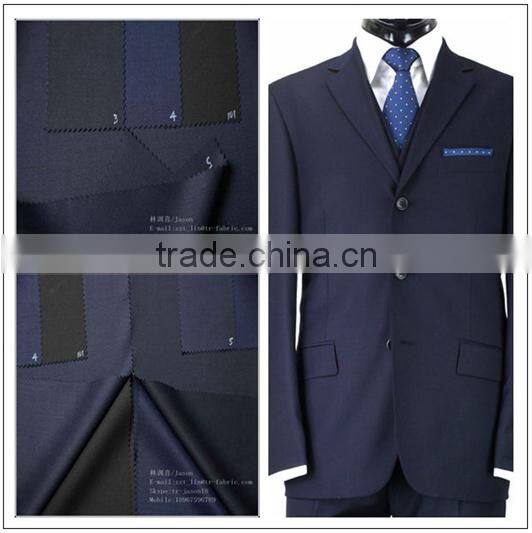 polyester viscose garment fabric for mens business wear