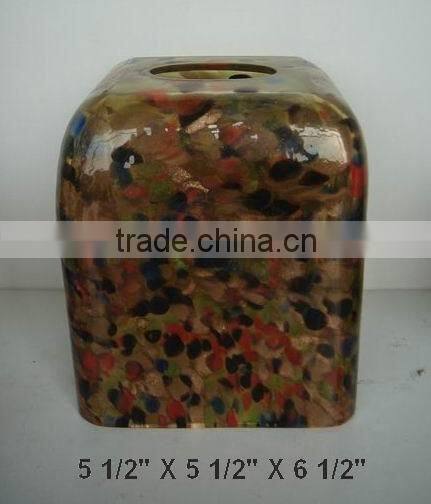 mosaic glass bathroom sets