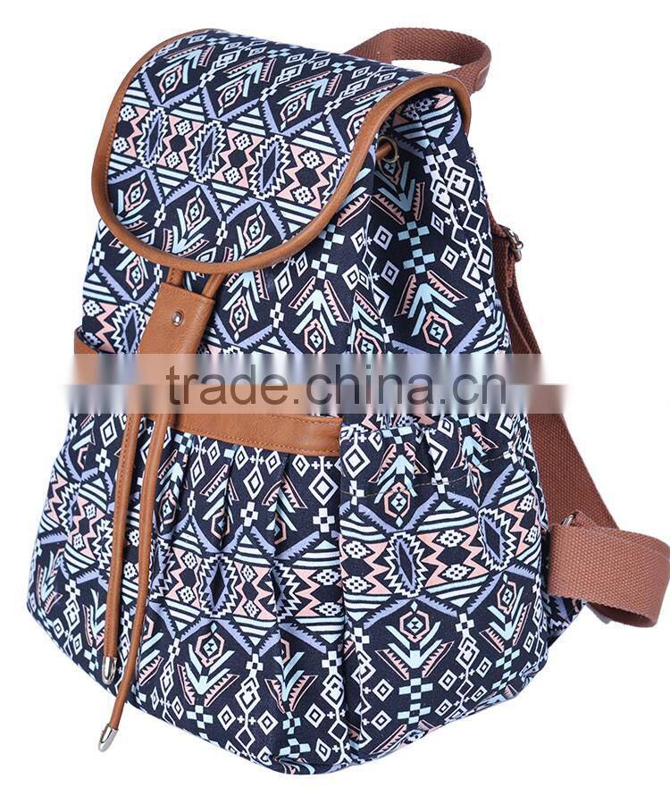 hot sale 2016 canvas backpack for women