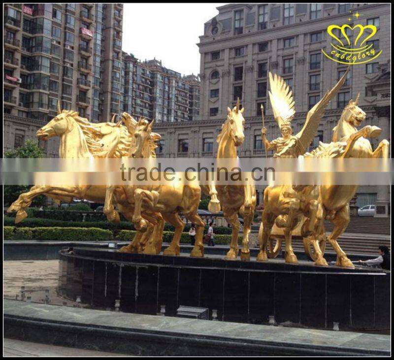 Animal horse bronze arts and crafts garden decorative sculpture garden