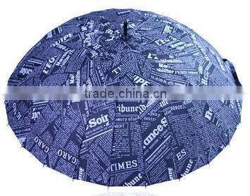 newspaper waterproof fabric for umbrella outdoor umbrella