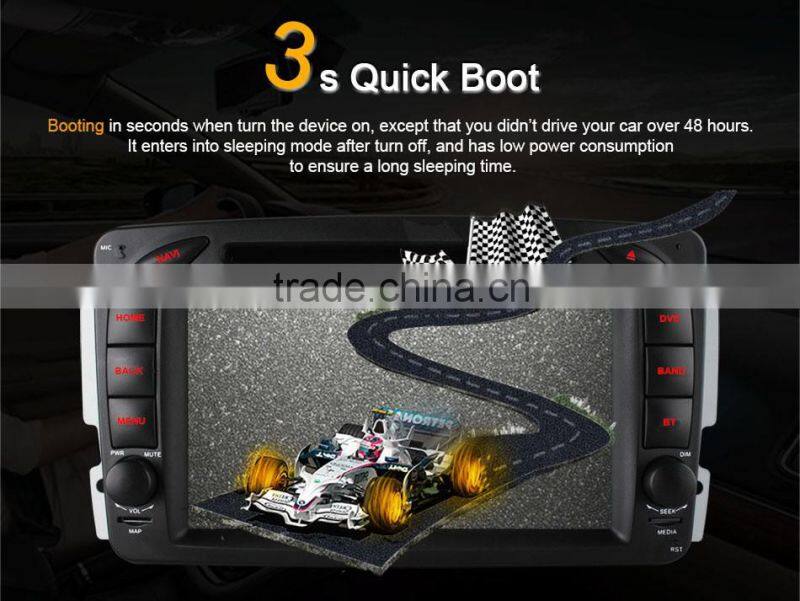 Wholesale price quad core Android 4.4 Car GPS for Mercedes Benz built in wifi bluetooth