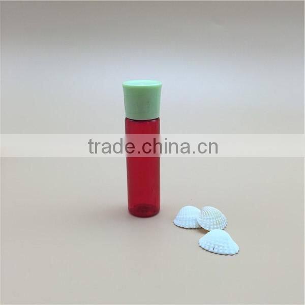 personal care use screen printing 25ml 1oz pet plastic round bottle for e-liquid perfume