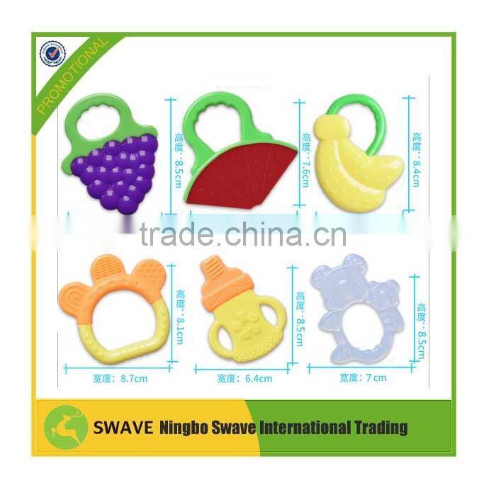 2016 China manufacture infant safe baby teether toy grape fresh fruit teether for kids P76590