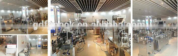 Stand bag juice filling and sealing machine with date printer and inlet and outlet conveyors
