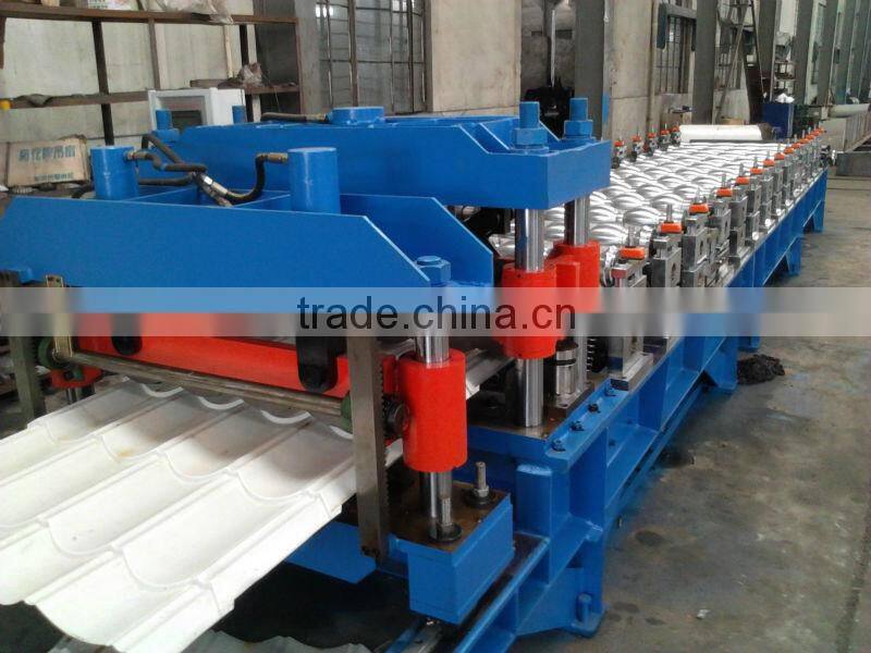 steel structural step tile roof roll forming machine tile making machine