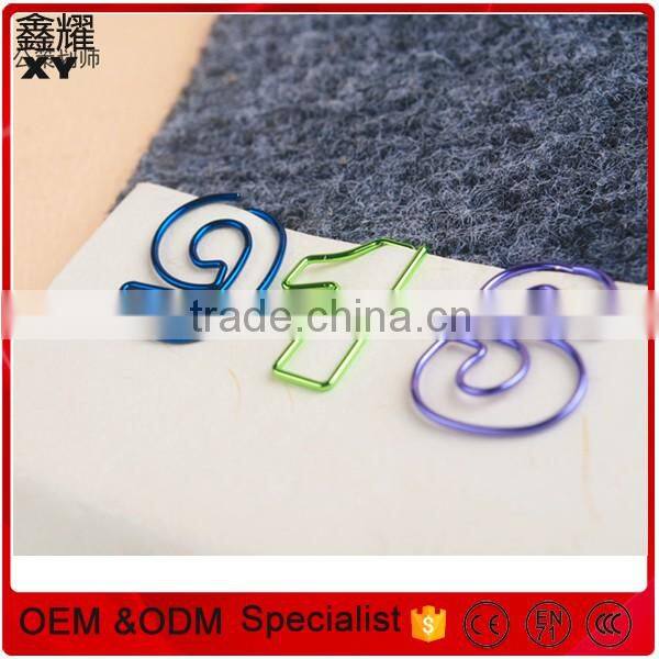 Colorful number shapes clip cheap stationery yes shape paper clips
