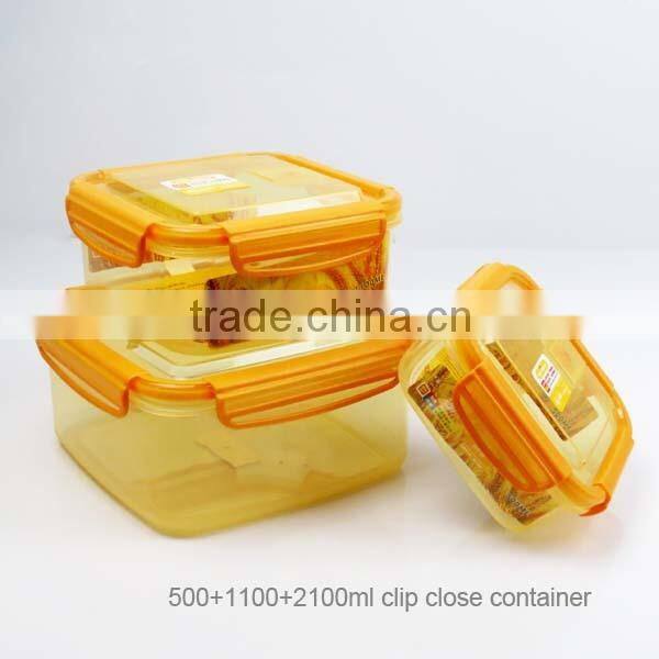 2015 NEWEST Food grade Plastic food container, Wholesale food storage container