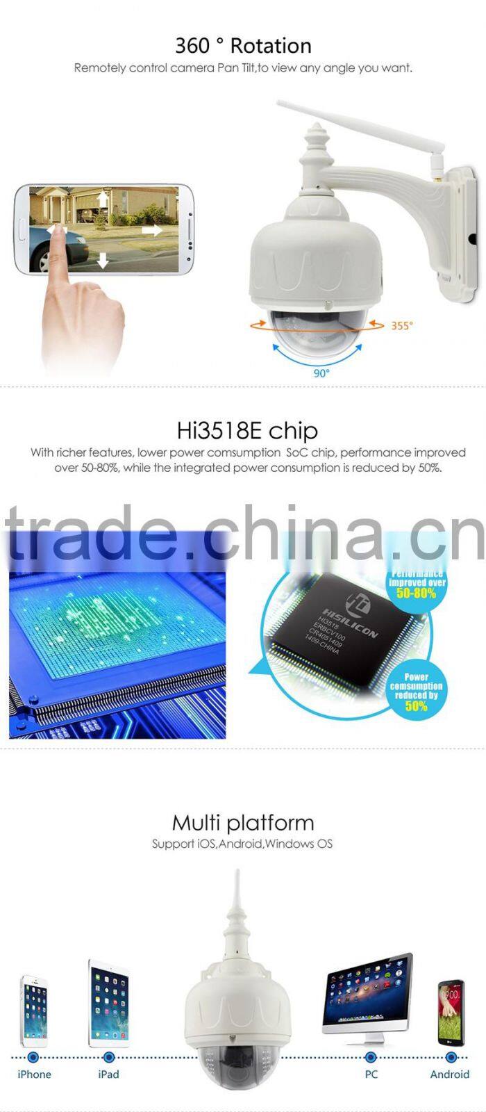 Hot selling VStarcam 720P solar powered wireless security IP camera outdoor