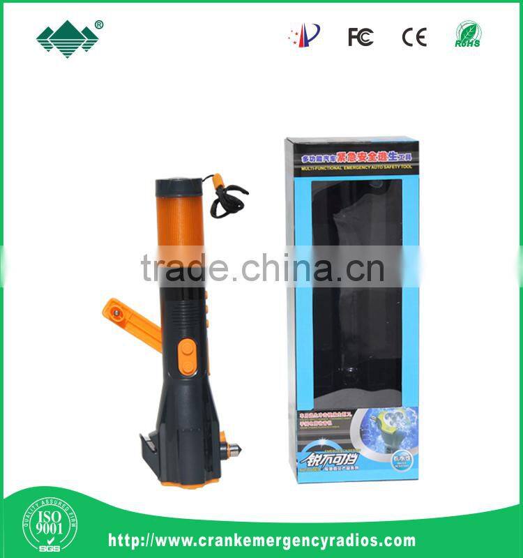 Emergency Siren Hammer With S.O.S LED Red Flashlight Used In Car