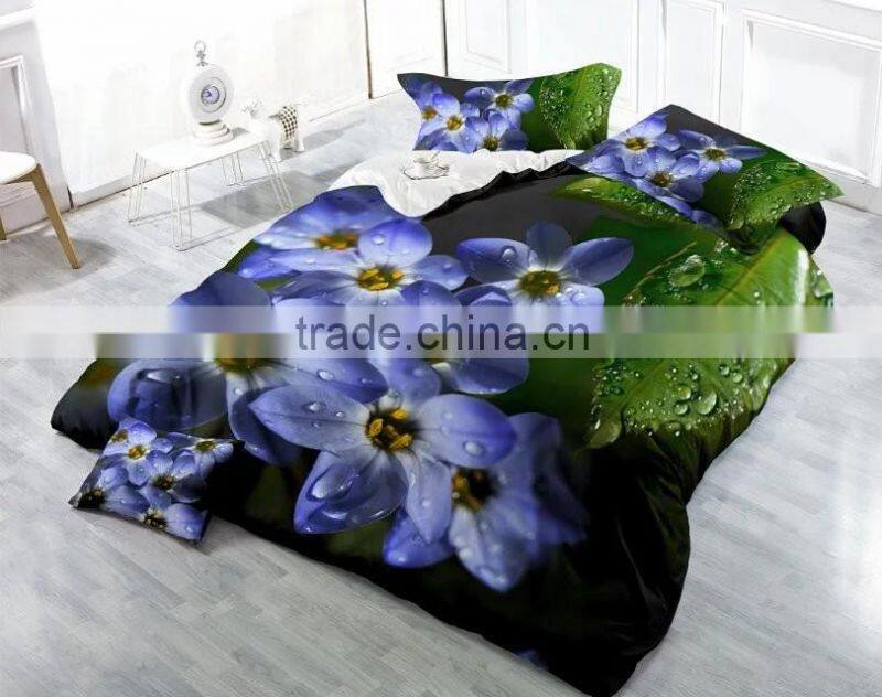 100% polyester reactive 5D Print Mystery Quest Bedding Set (1 Duvet Cover + 1 Bed Sheet + 2 * Pillow Case)