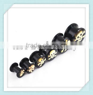 FACTORY PRICE UV acrylic cross ear plug /tunnel body jewelry/jewellery piercing FACTORY