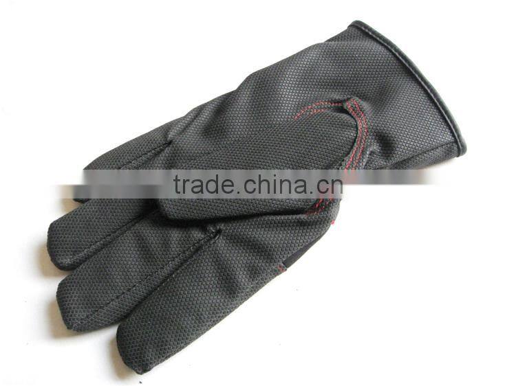 Newest Warmly Winter PU Driving Cheap Bike Gloves 2015