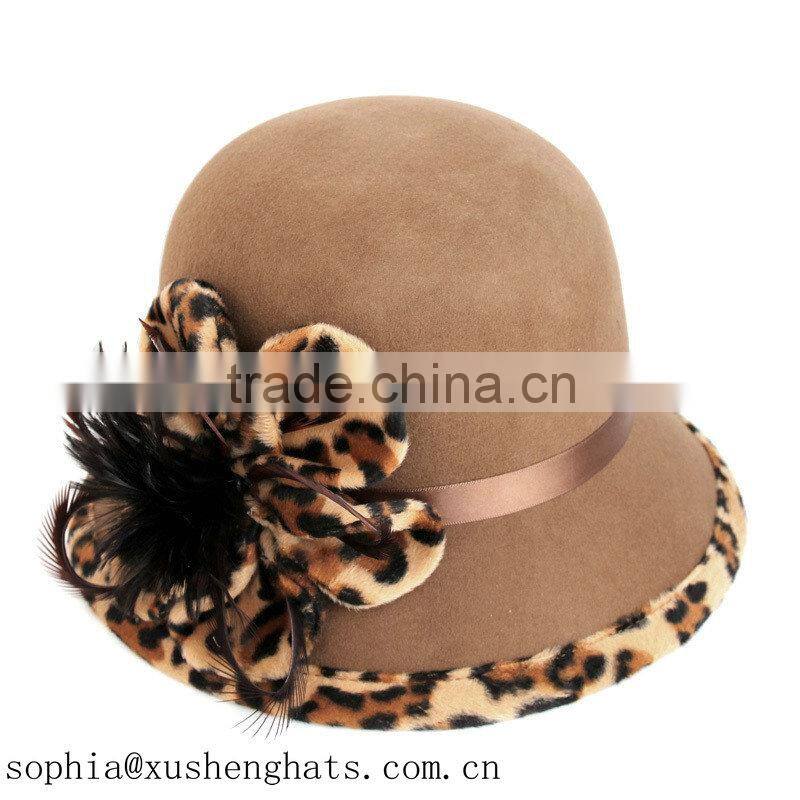 Ladies Bucket Cloche Church and Weding Hat