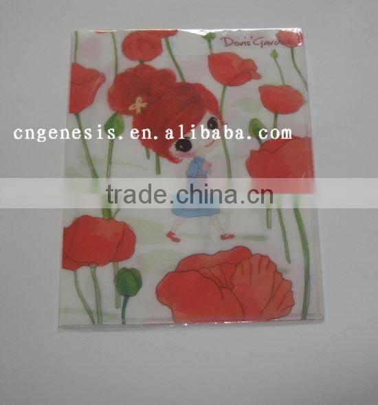 School easy use color PVC book protector/Plastic school book cover / PVC waterproof notebook cover wholesale