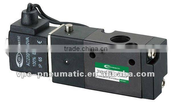 3V series pneumatic directional 2 position 3 port single control solenoid valve