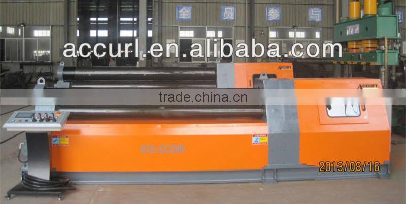 W12-80*6000 CNC Touch Screen Hydraulic Plate Sheet Rolling Bendr Machine with PLC