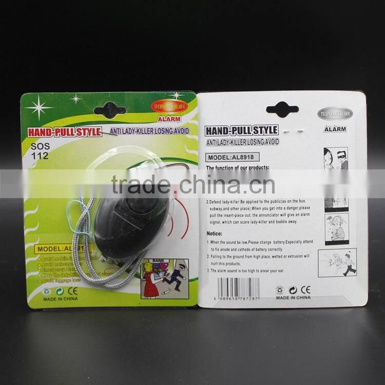 Personal Anti Rape anti Attack Safety Security Emergency mini Siren Alarm D8918