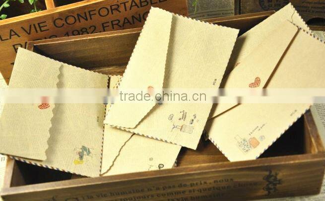 Hot selling hotel key card envelopes in paper with customized printing