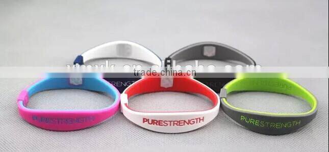fashion pure strength rubber bracelet silicon