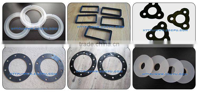 Injection molding high precision round flat rubber gasket