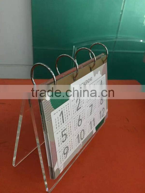 custom printed advent acrylic glass calendar