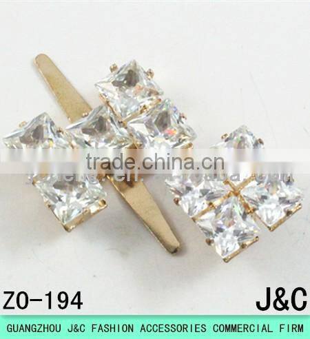 2017 most shining colorful rhinestones shoes ornament