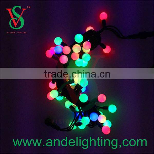 23mm outdoor waterproof round ball Christmas LED string light