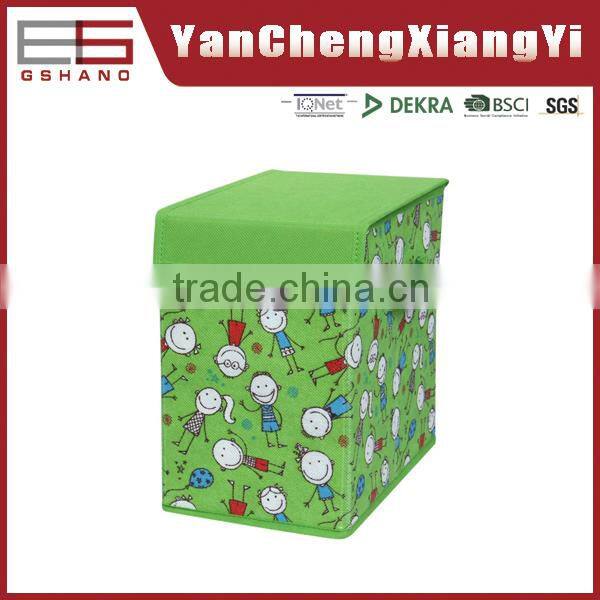 Hot selling custom printed foldable non woven storage Box and Bins